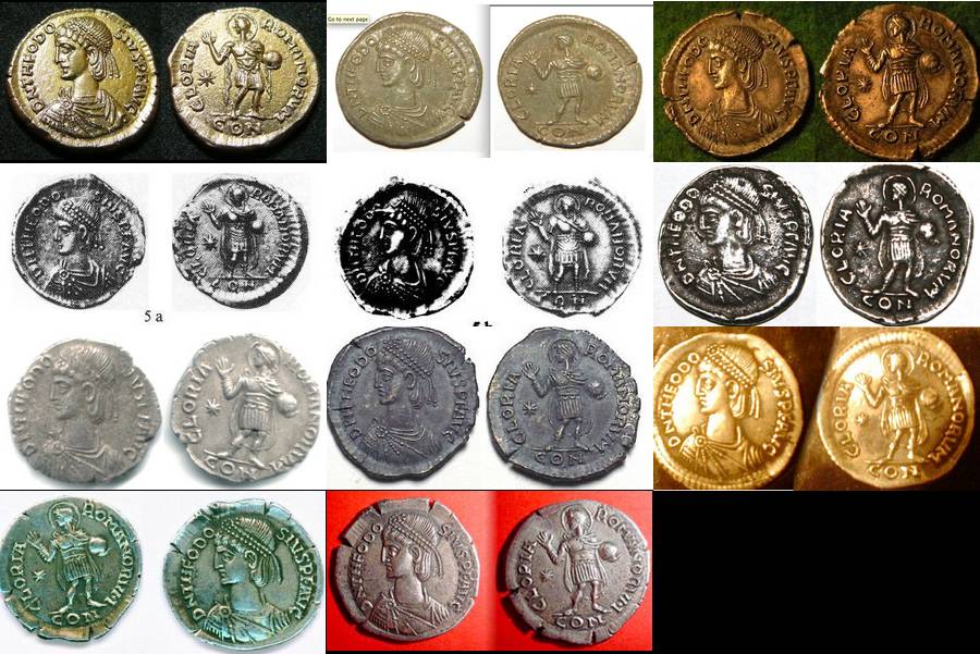 Comparaison de coins du Miliarense de Théodose II   Sans_115