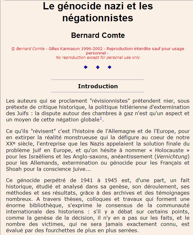 Qu'est-ce que le négationnisme... - Page 2 Bernar10