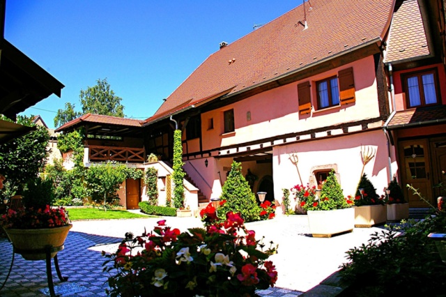 Le Clos des Raisins, Chambres d'hôtes de charme en Alsace 68980 Beblenheim (Haut-Rhin) Vue_pa10