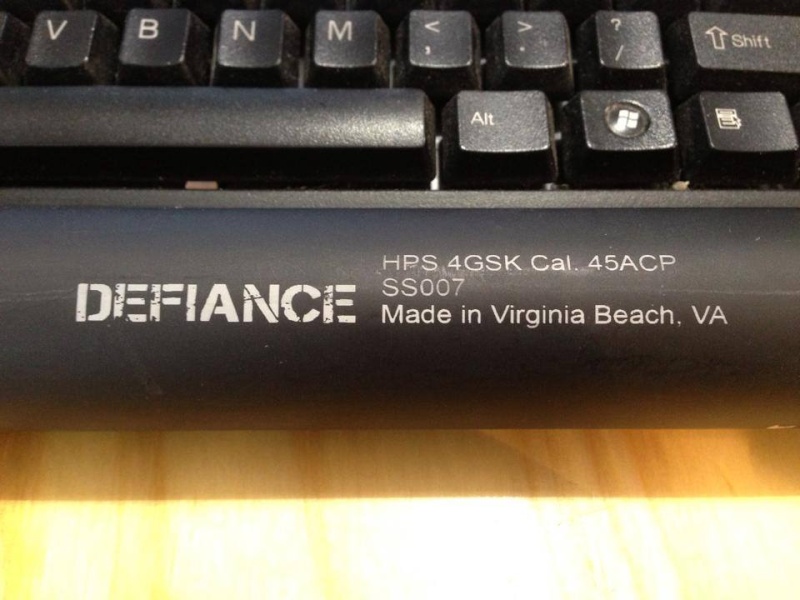 Vector Carbine Defiance mock suppressor Shroud Defian10