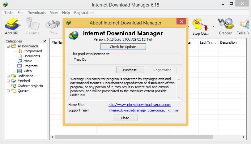 Internet Download Manager Imd61811