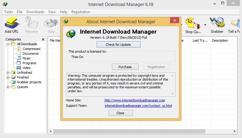 Internet Download Manager Imd61812