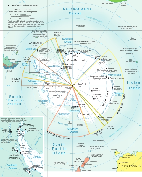 Géographie et territoires de l'Antarctique Antarc10