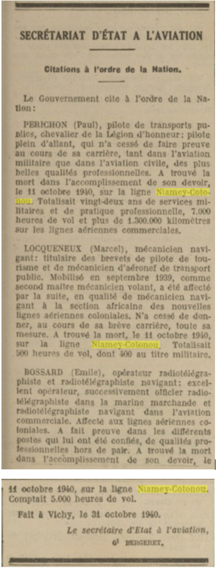 Saint Raphaël à Pointe Noire (Moyen Congo) le 22/04/1941 : problème de tarification  Ligne-10