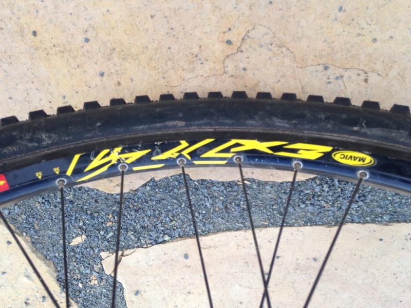 Hope Pro II laced to Mavic EX721 front wheel Img_2619