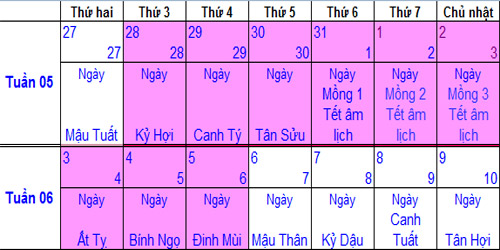 Nghỉ Tết Nguyện Đán 9 ngày 20131210