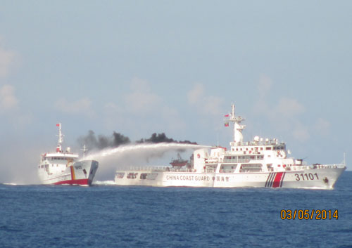 Thông báo với quốc tế việc Trung Quốc đặt giàn khoan trái phép trong vùng biển Việt Nam Anh20111