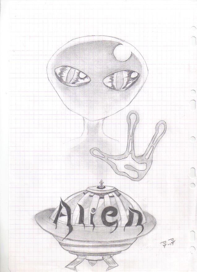 Galerie de dessins d'un Zombie  Alien_10