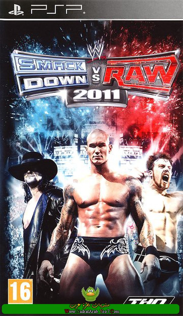 تحميل لعبة المصارعة الحرة  الاكثر اثارة Smackdown Vs Raw 2011 psp iso 1178
