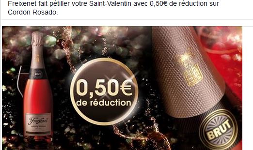 Freixenet (vin pétillant espagnol) bon de reduction 0,50 centimes dlp: 28/02/2014 Frexei10