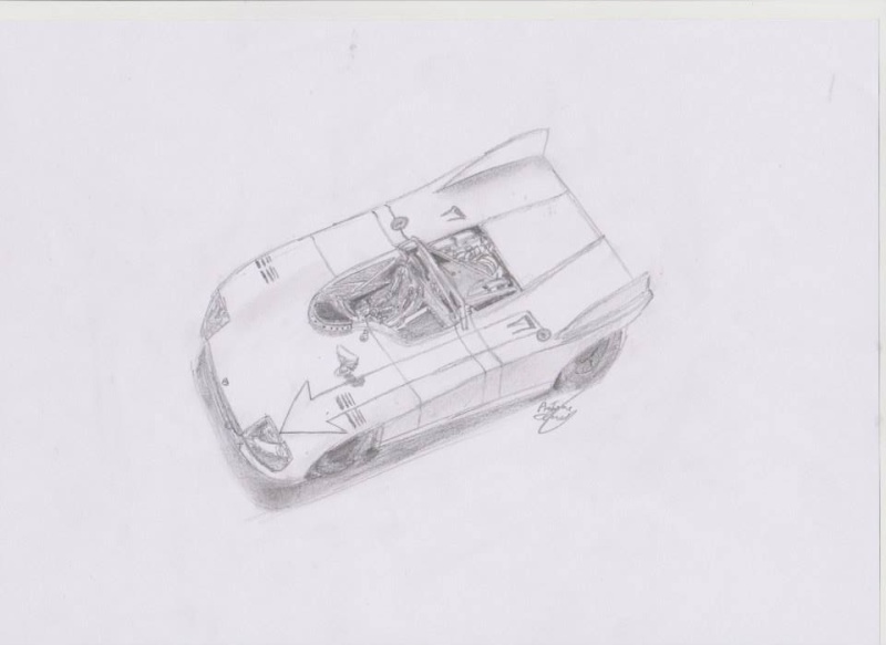 Mes dessins de Porsches ( + autres :D ) 26451210