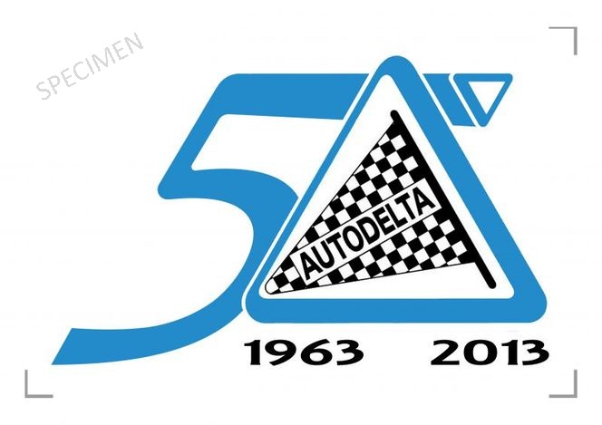 50 ans AUTODELTA - autocollant pour tous - 50 ans GIULIA S1-alf11