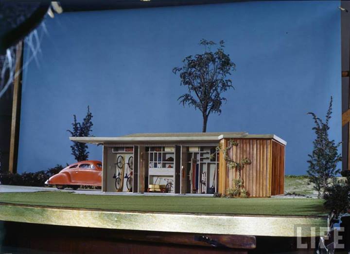 Experimental Housing Models Storage Shed - Life Magazine 1946 10313511