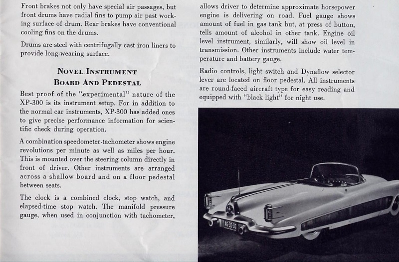 Buick XP 300 - concept car -  1951 19512010