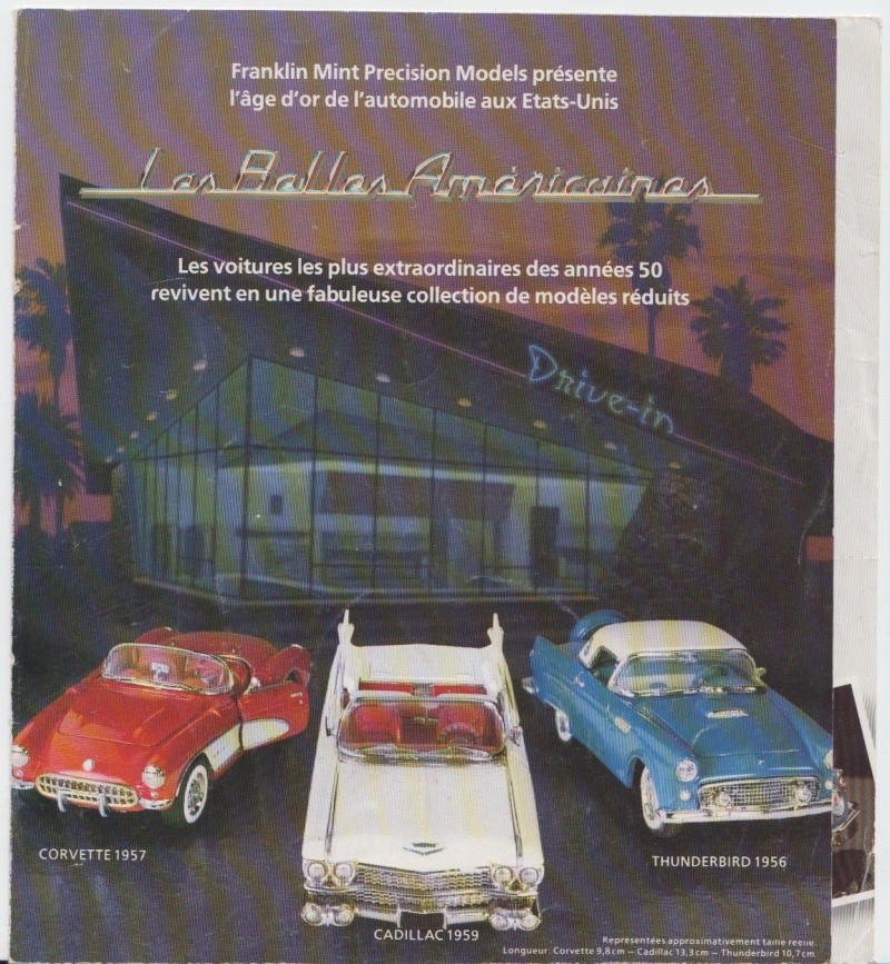 Franklin Mint - Fifties cars - 1/43 scale - Les Belles Américaines Pub11