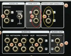 amplificatore - Collegamento Amplificatore-Equalizzatore A111