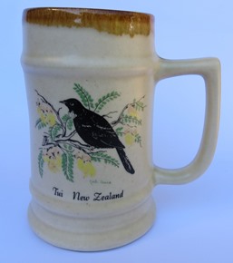 Stewart pottery beer mugs X_stew13