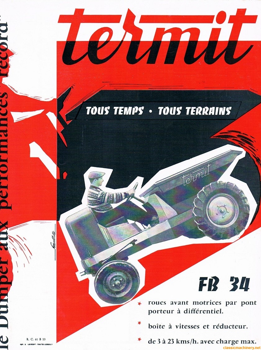 Re motorisation sur "DUMPER" de marque TERMIT à moteur Bernard W112 59442_10