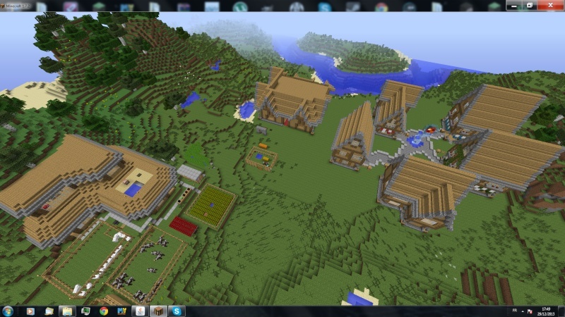 [MAP en construction]Village médiéval! Minecr10
