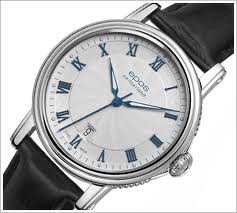 Choix d'une montre avec cadran blanc et aiguilles bleues Epos_310