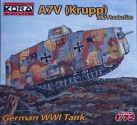 A7V "Sturmpanzer":Emhar 1/72 + infanterie Allemande W^Dmodel Kr720610