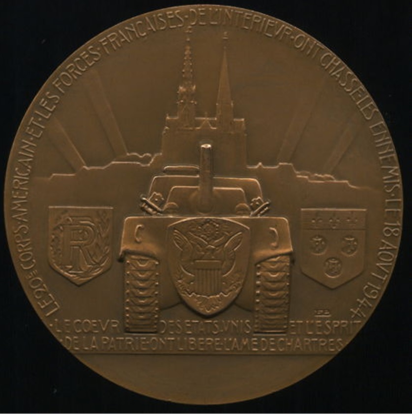 Médaille de Edouard-Pierre BLIN en l'honneur du LT. GENERAL WALTON H. WALKER, 1944 Walker11