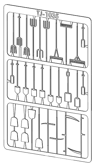 [TJ-Modeles] Outils de jardin Tj-10311