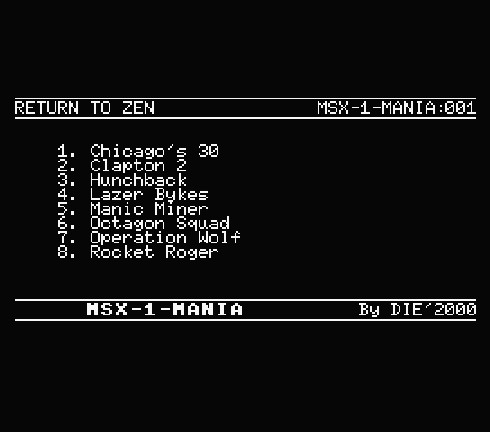 [OCTOPUS2+] Les jeux K7 MSX à ressortir en cartouche - Page 2 Mania010