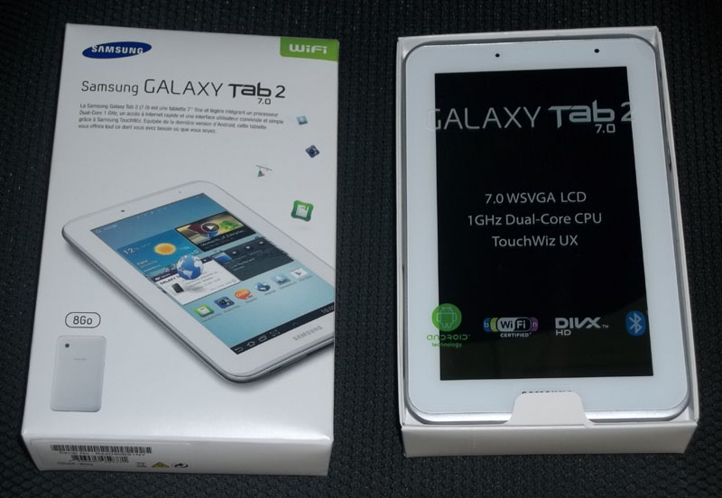 [VENDU] GALAXY TAB2 7" 8GO NEUVE 130€ Tab210