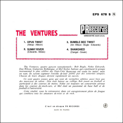 ventures - Ma collection privée The Ventures Ep_ven11