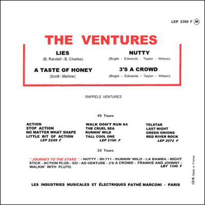 ventures - Ma collection privée The Ventures Ep_ven14