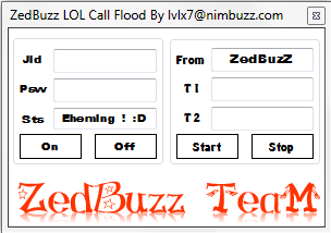 ZedBuzZ LOL Call Flood Fast Speed By lvlx7@n.c 79b76210