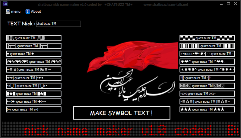 CHatbuzz nick name maker v1.0  87606910
