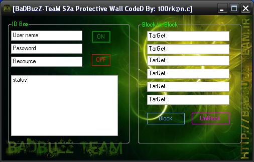 BaDBuzZ-TeaM S2a Protective Wall Coded By: t00rk@n.c  Abc10