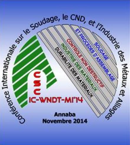 Conférence Internationale sur le Soudage, le CND et l’Industrie des Matériaux et Alliages IC-WNDT-MI 2014 Capp210