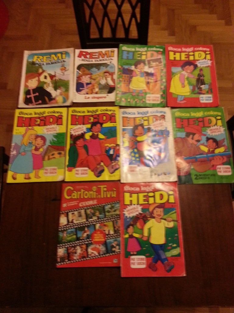 lotto fumetti vari heidi remi' cartoni 20131111