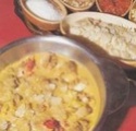 Escalope de volaille / crème de curry aux 2 poivrons leger16 Vcurry10
