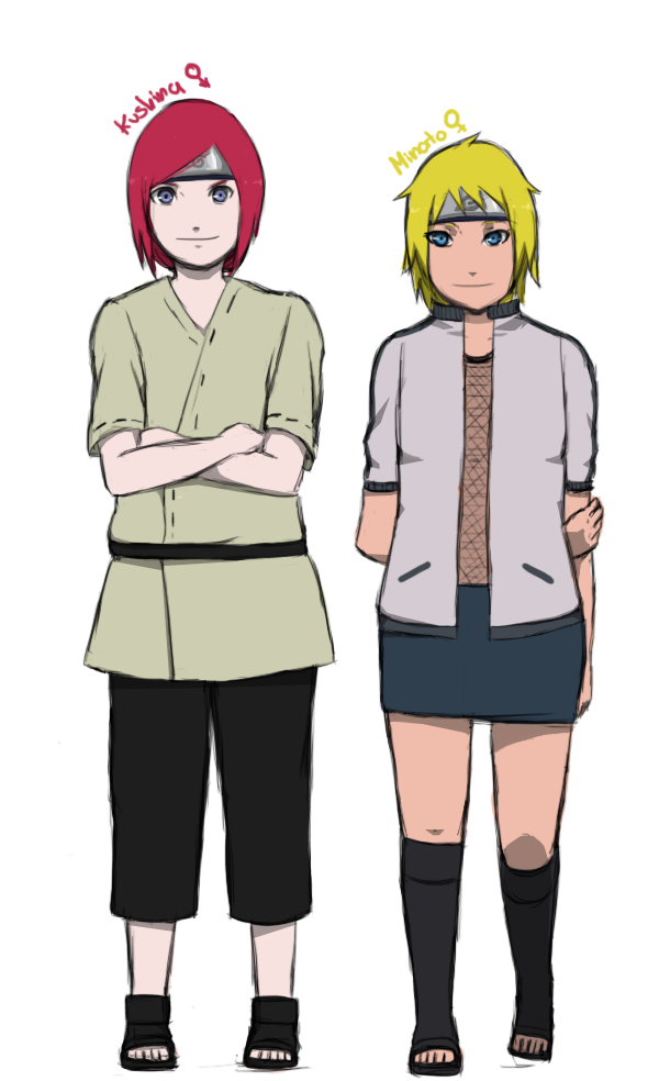 Kushina ( hom ) x Minato ( fem ) Minato10