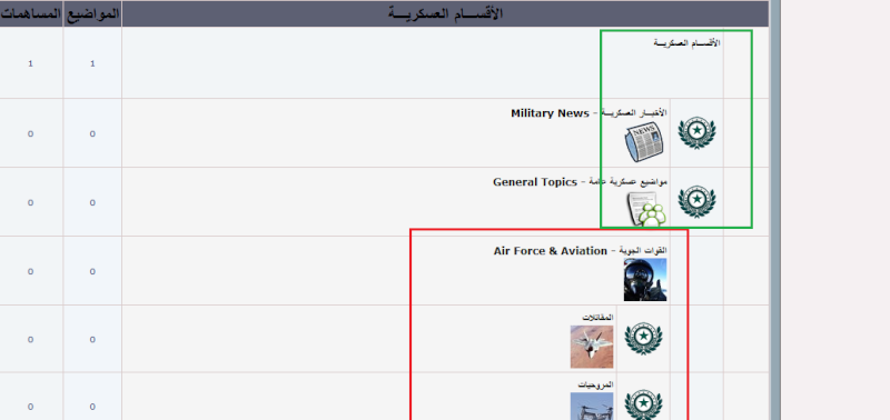 وضع المنتديات التانوية بشكل أفقي Forum_11