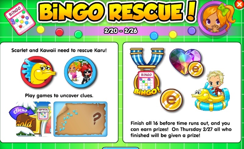 Fantage Update: Bingo and Lucky bot! Bingo10