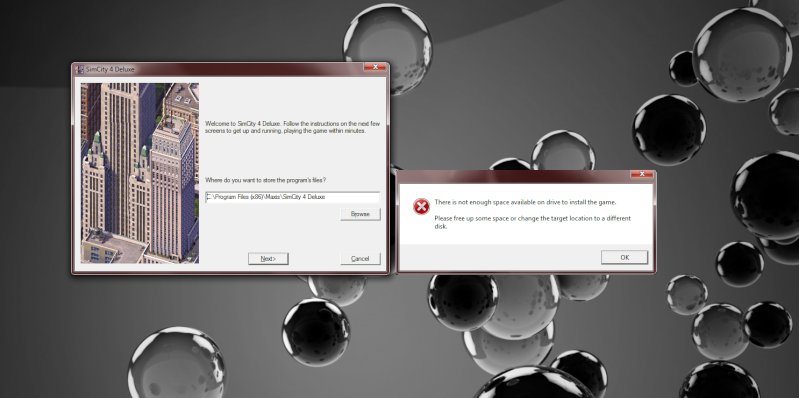 Trouble installing SimCity 4 Deluxe Uruw13