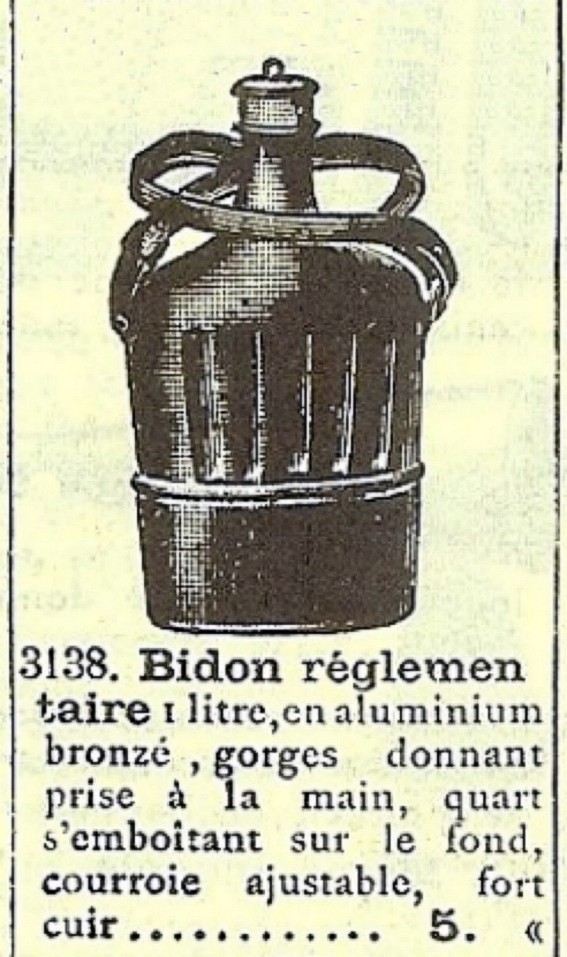 Le bidon d'essai d'1 litre d'infanterie en aluminium dit "modèle 1892"  Bidon_11