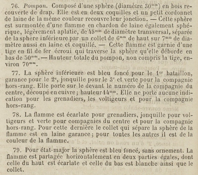 Shako du 18 de Ligne Descri12