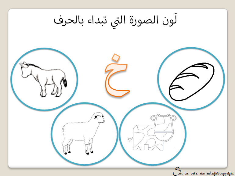 Support Apprendre l'alphabet arabe Avec SLVDS Son_oo14