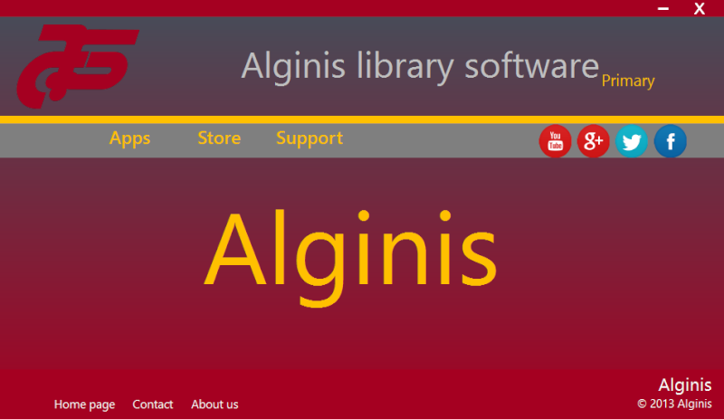Alginis library software 2013 Algini10