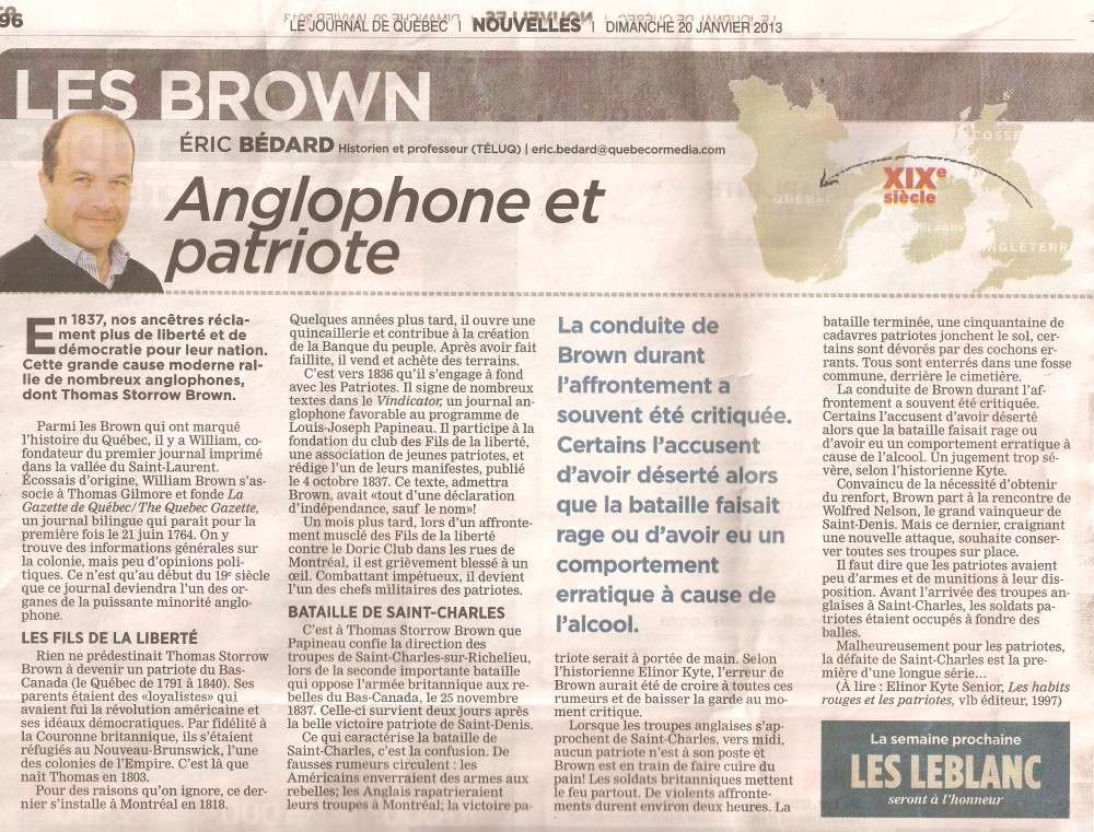 BROWN_THOMAS PATRIOTE QUÉBÉCOIS Brown_10
