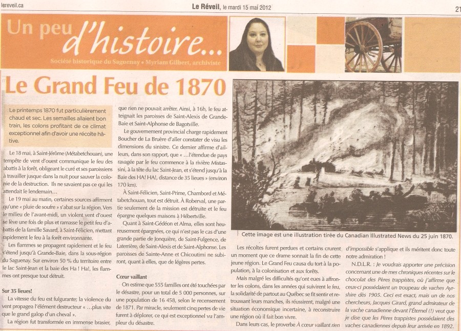 Le grand feu de 1870 au Saguenay et au Lac-St-Jean. Grand_10