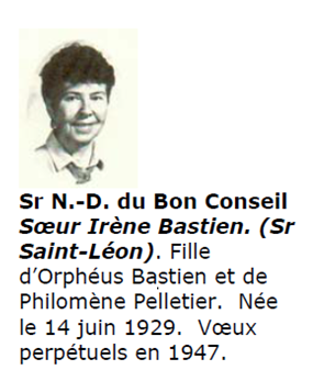 Bastien, Sr Irène ( Soeur St-Léon) Soeur_10