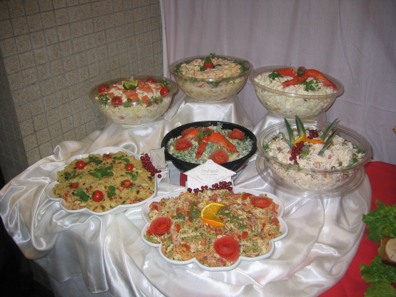 Photos du buffet et des mets Salade10