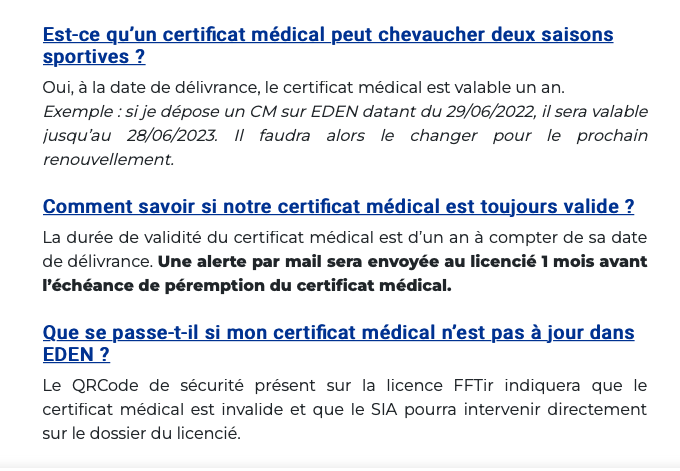 Lien de le FFTir pour télécharger le certificat médical Cmtir_10